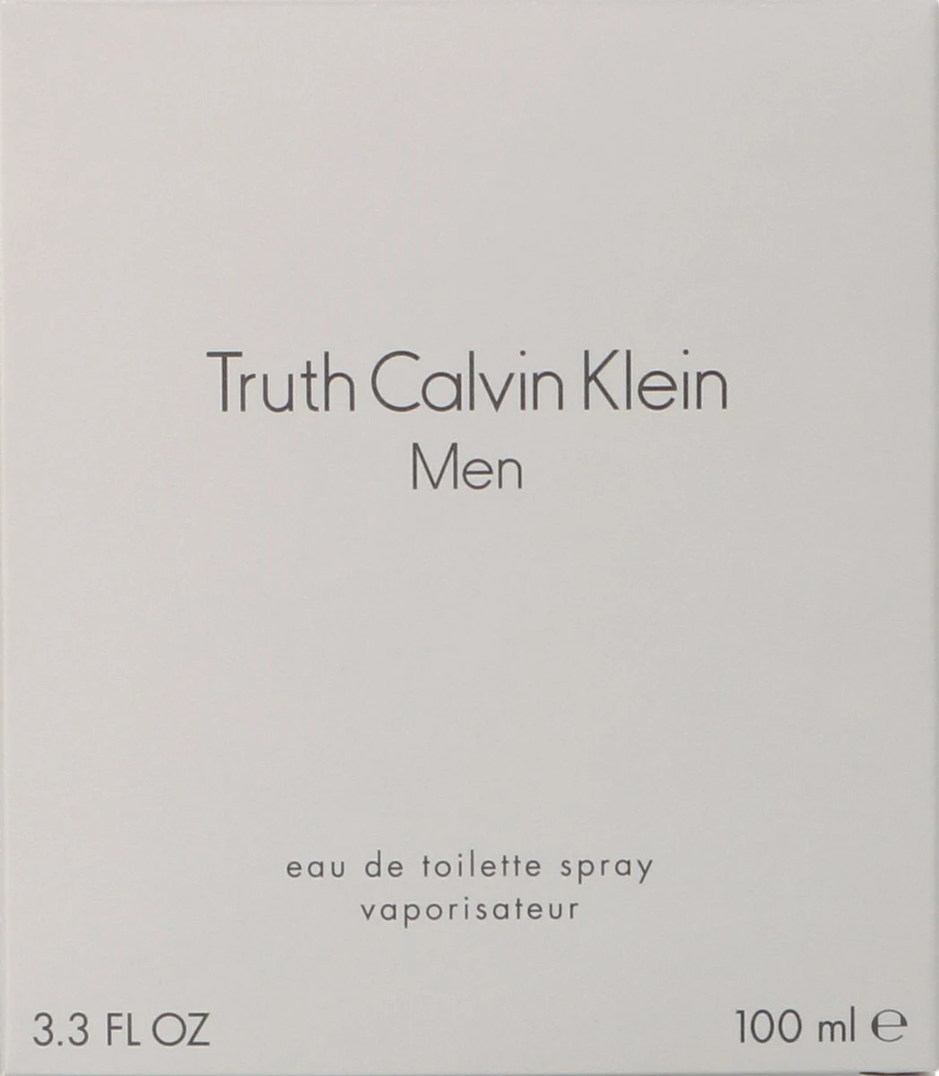 Calvin Klein Truth 100 Ml - Eau De Toilette - Herenparfum 5 Calvin Klein Truth 100 Ml - Eau De Toilette - Herenparfum - Afbeelding 3