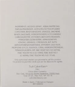 Calvin Klein Truth 100 Ml - Eau De Toilette - Herenparfum 20 Calvin Klein Truth 100 Ml - Eau De Toilette - Herenparfum -Parfum Winkel 1048x1200 6