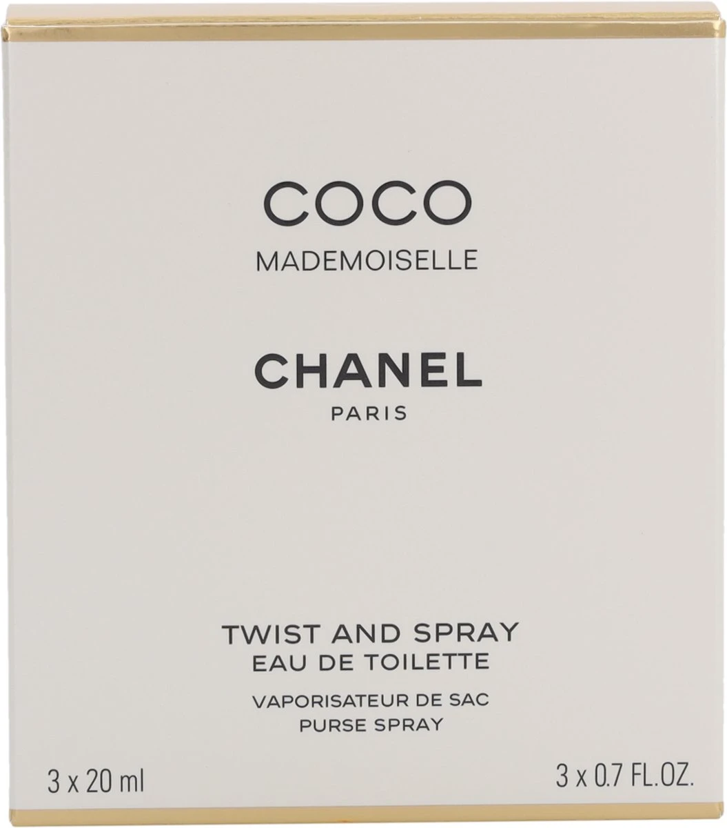 Chanel Coco Mademoiselle Geschenkset - Eau De Toilette + 2x Eau De Toilette Refill 6 Chanel Coco Mademoiselle Geschenkset - Eau De Toilette + 2x Eau De Toilette Refill - Afbeelding 4