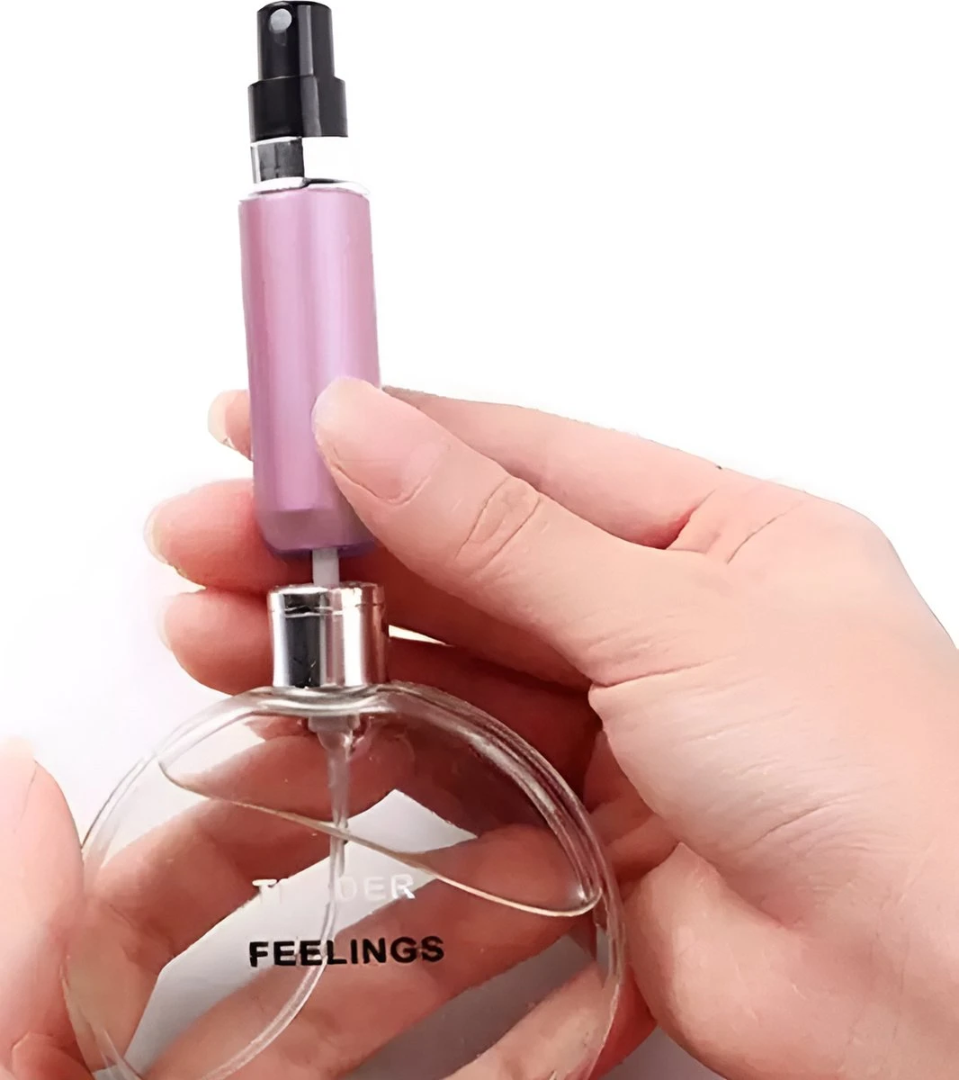 Parfumtogo- Hervulbaar/navulbaar Parfumflesje - Parfumverstuiver 5ml Zwart 4 Parfumtogo- Hervulbaar/navulbaar Parfumflesje - Parfumverstuiver 5ml Zwart - Afbeelding 2