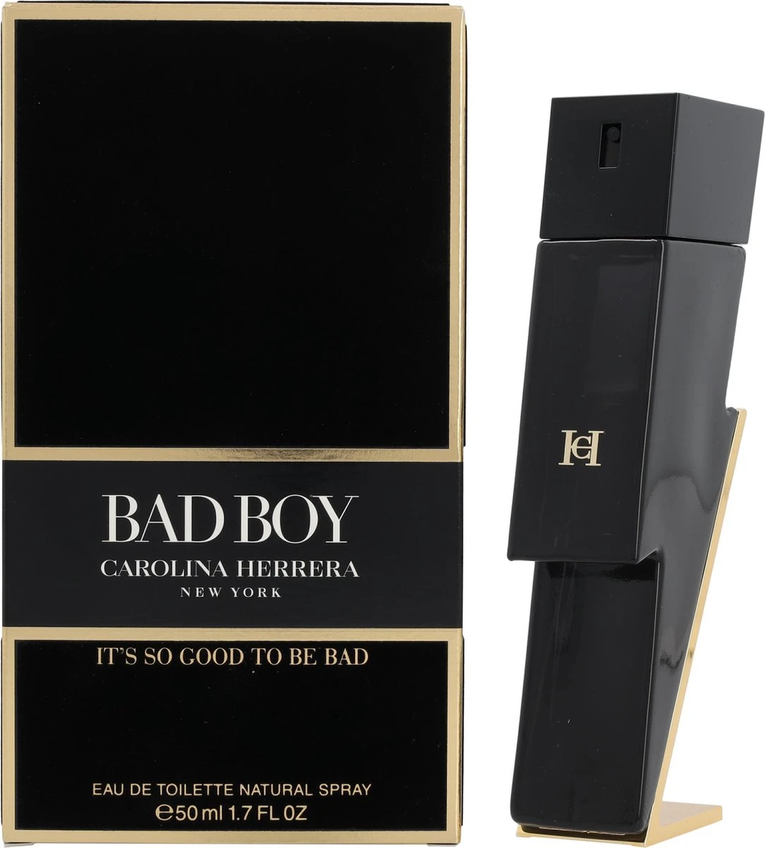 Carolina Herrera - Bad Boy - 50ml - Eau De Toilette - Herenparfum 9 Carolina Herrera - Bad Boy - 50ml - Eau De Toilette - Herenparfum - Afbeelding 7