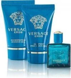 Versace - Eros Gift Of Mini 5 Ml, And Eros 25 Ml (After Shave Balm) Eros 25 Ml - Eau De Toilette - 5ML -Parfum Winkel 1089x1200 2