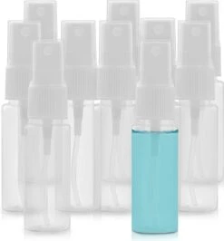 Belle Vous Mini 20ml Verstuiver Spray Flesjes (30 Pak) - Fijne Mist Spray Flesjes Met Doppen - Navulbaar Anti Lek Plastic Fles Voor Schoonmaken, Parfums, Essentiele Oliën – Reisformaat -Parfum Winkel 1113x1200 3