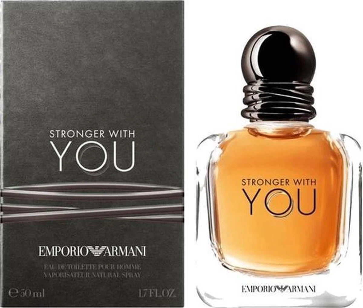 Emporio Armani Stronger With You 50 Ml - Eau De Toilette - Herenparfum 4 Emporio Armani Stronger With You 50 Ml - Eau De Toilette - Herenparfum - Afbeelding 2