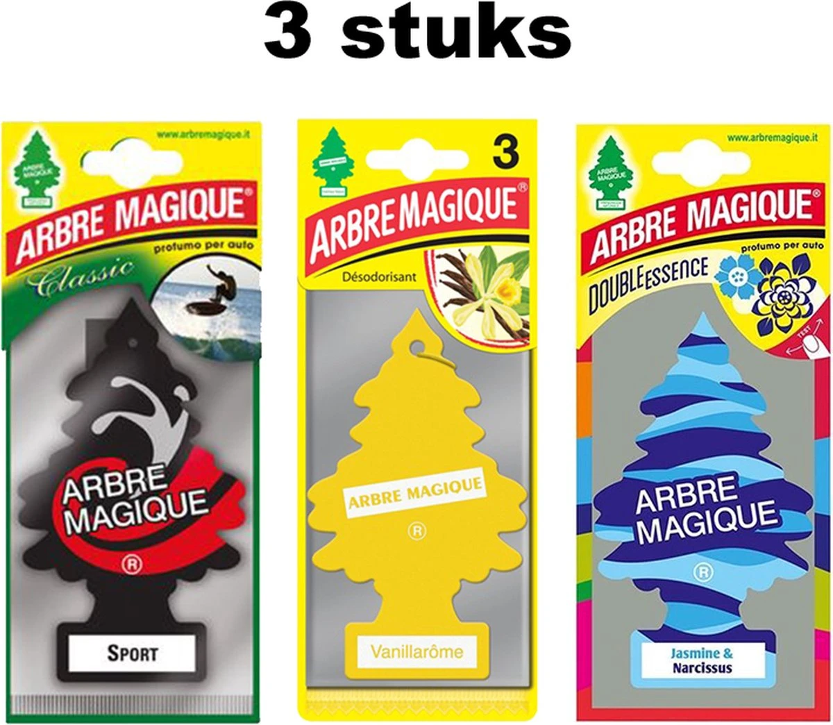 Arbre Magique - Geurboom - Autogeur - Arbre Magique Luchtverfrisser - Arbre Magique - 3 Stuks! - Set Van 3 - Auto Geurverfrisser - Auto Parfum - 3 Arbre Magique - Geurboom - Autogeur - Arbre Magique Luchtverfrisser - Arbre Magique - 3 Stuks! - Set Van 3 - Auto Geurverfrisser - Auto Parfum -