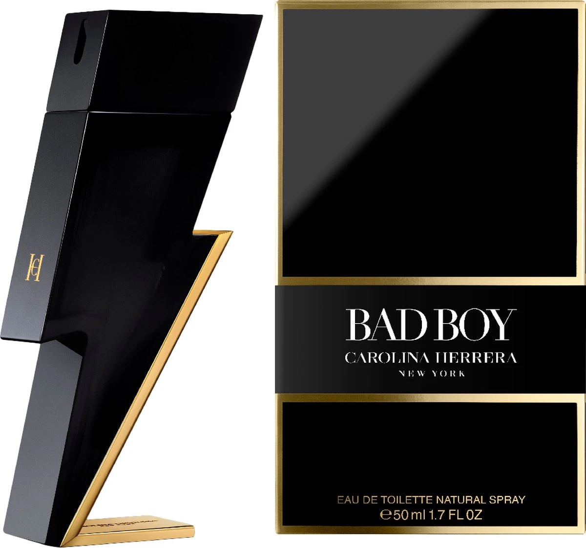Carolina Herrera - Bad Boy - 50ml - Eau De Toilette - Herenparfum 5 Carolina Herrera - Bad Boy - 50ml - Eau De Toilette - Herenparfum - Afbeelding 3