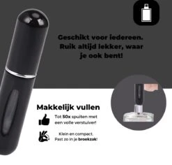 Cetins - Parfum Verstuiver Navulbaar - Mini Parfum Flesje - Reisflesje – Zwart -Parfum Winkel 1200x1145 5