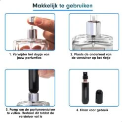 Mini Parfum Flesje | Lipstick Formaat Navulbare Parfum Verstuiver - Zwart 15 Mini Parfum Flesje | Lipstick Formaat Navulbare Parfum Verstuiver - Zwart -Parfum Winkel 1200x1200 487