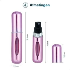 Mini Parfum Flesje 2-PACK Goud En Roze| Lipstick Formaat Navulbare Parfum Verstuiver -Parfum Winkel 1200x1200 534