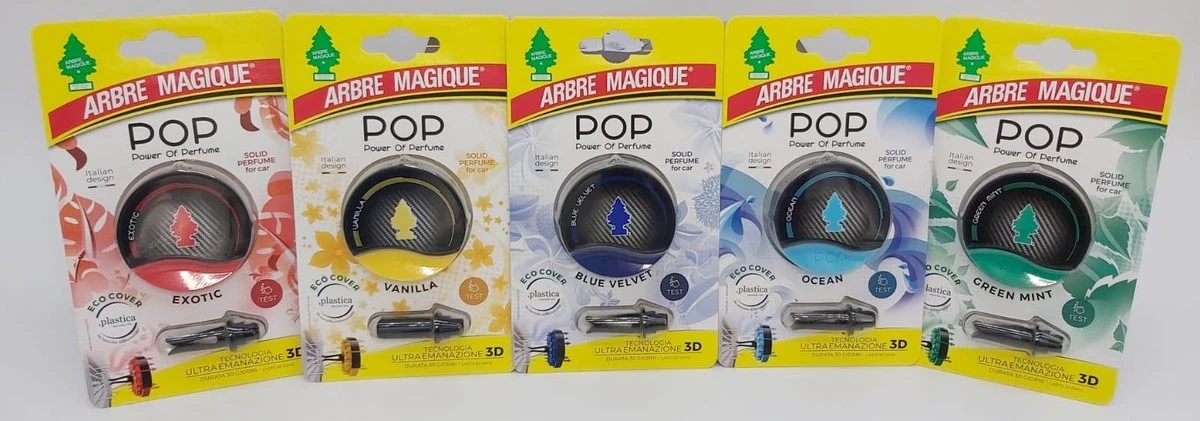 Arbre Magique POP Blue Velvet Autoparfum - Auto Luchtverfrisser Blue Velvet - Autoparfum Blue Velvet - Lekker Luchtje In De Auto - Blue Velvet Geurtje - Compact Geurtje -Parfum - Airco - Auto - Fris - Verfrissend - Auto Geurverfrisser - Auto Geurtje 5 Arbre Magique POP Blue Velvet Autoparfum - Auto Luchtverfrisser Blue Velvet - Autoparfum Blue Velvet - Lekker Luchtje In De Auto - Blue Velvet Geurtje - Compact Geurtje -Parfum - Airco - Auto - Fris - Verfrissend - Auto Geurverfrisser - Auto Geurtje - Afbeelding 3