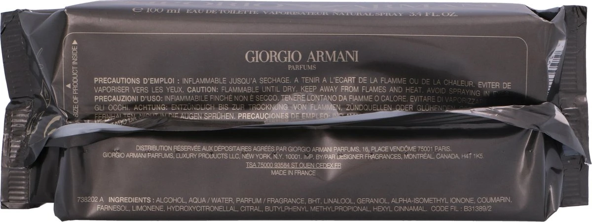 Armani Emporio Lui 100 Ml - Eau De Toilette - Herenparfum 9 Armani Emporio Lui 100 Ml - Eau De Toilette - Herenparfum - Afbeelding 7