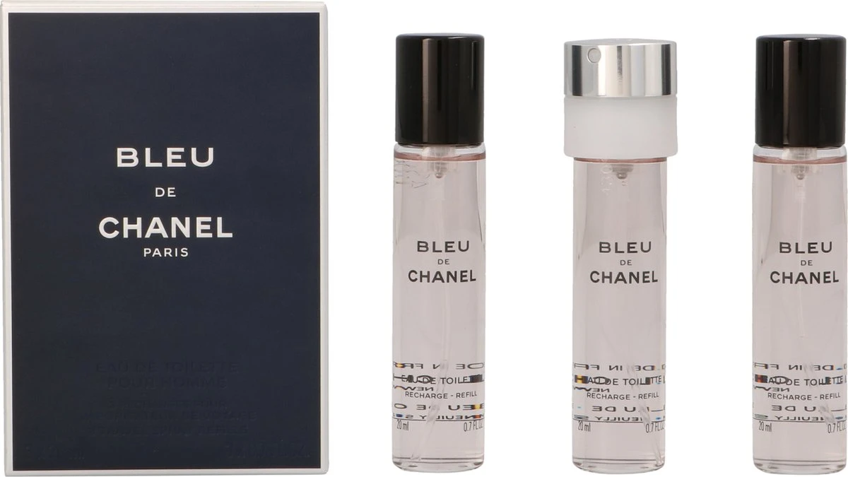 Chanel - Bleu De Chanel Refill EDT 3x 20 Ml 6 Chanel - Bleu De Chanel Refill EDT 3x 20 Ml - Afbeelding 4