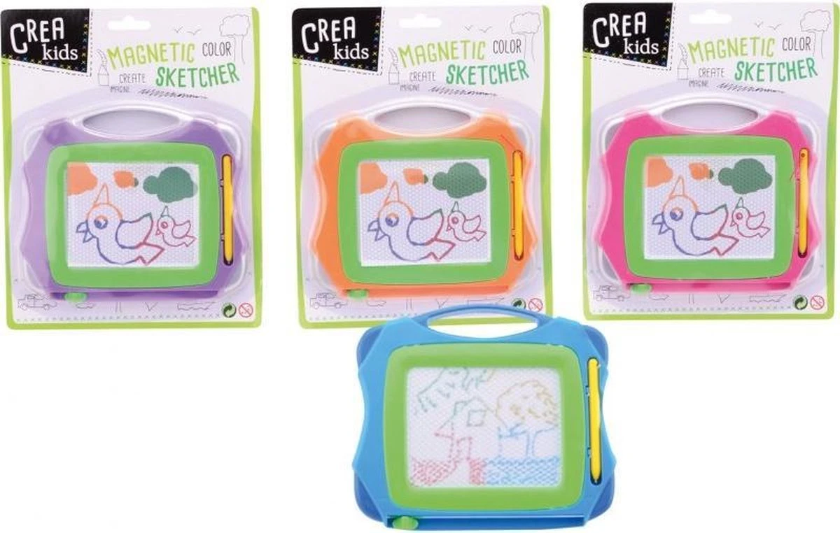 Johntoy Crea Kids Magnetisch Kleuren Tekenbord B/c 3 Johntoy Crea Kids Magnetisch Kleuren Tekenbord B/c