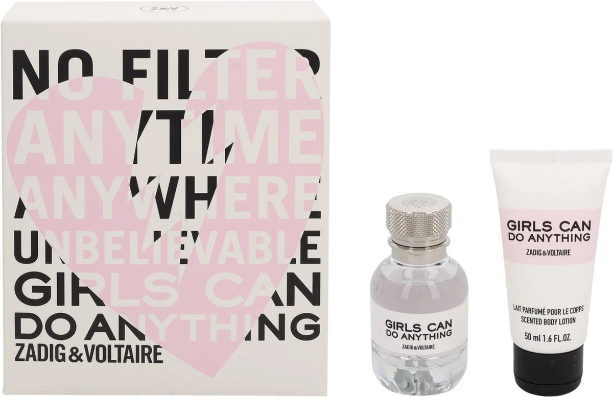 Zadig & Voltaire Girls Can Do Anything Giftset - 30 Ml Eau De Parfum + 50 Ml Bodylotion - Geurengeschenkset 4 Zadig & Voltaire Girls Can Do Anything Giftset - 30 Ml Eau De Parfum + 50 Ml Bodylotion - Geurengeschenkset - Afbeelding 2