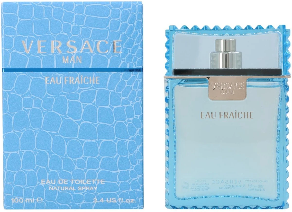 Versace Man Eau Fraîche 100 Ml - Eau De Toilette - Herenparfum 4 Versace Man Eau Fraîche 100 Ml - Eau De Toilette - Herenparfum - Afbeelding 2