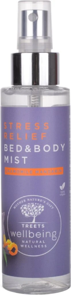 Treets Bed & Body Mist Stress Relief 125 Ml