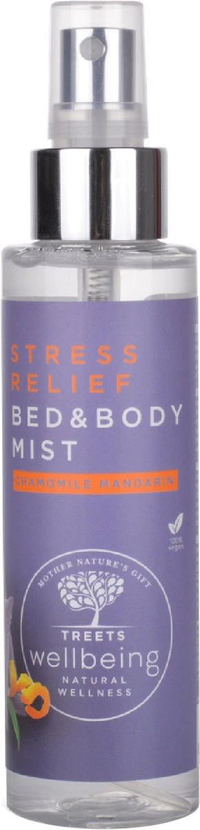Treets Bed & Body Mist Stress Relief 125 Ml 3 Treets Bed & Body Mist Stress Relief 125 Ml