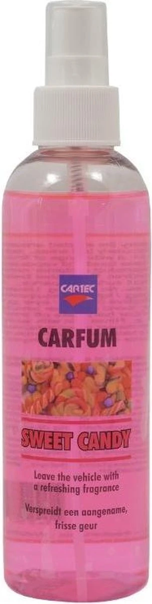 Cartec Carfum 200ml - Auto Geurtje - Sweet Candy - Auto Luchtverfrisser - Auto Geurverfrisser 3 Cartec Carfum 200ml - Auto Geurtje - Sweet Candy - Auto Luchtverfrisser - Auto Geurverfrisser