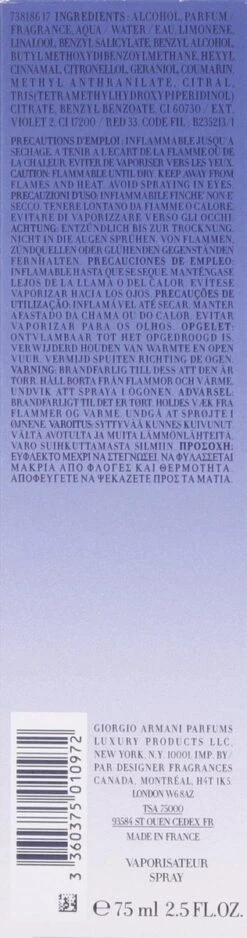 Giorgio Armani Code 75 Ml - Eau De Parfum - Damesparfum -Parfum Winkel 316x1200