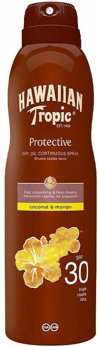 Zonnebrand Spray Hawaiian Tropic SPF 30 Kokosnoot Mango (180 Ml) 5 Zonnebrand Spray Hawaiian Tropic SPF 30 Kokosnoot Mango (180 Ml) - Afbeelding 3