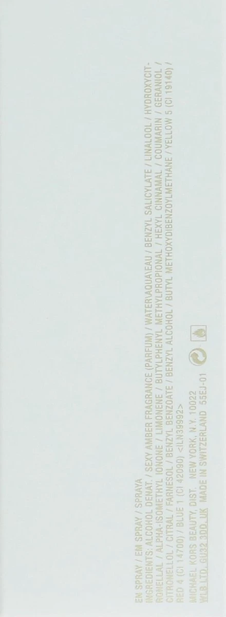 Michael Kors Sexy Amber 50 Ml - Eau De Parfum - Damesparfum 6 Michael Kors Sexy Amber 50 Ml - Eau De Parfum - Damesparfum - Afbeelding 4