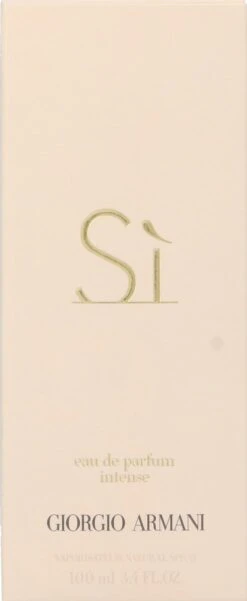Giorgio Armani Sì Intense 100 Ml - Eau De Parfum - Damesparfum 23 Giorgio Armani Sì Intense 100 Ml - Eau De Parfum - Damesparfum -Parfum Winkel 493x1200