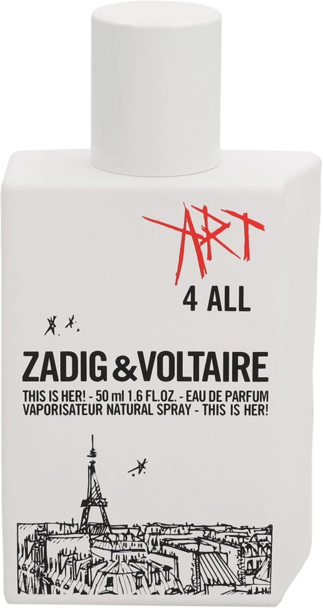 Zadig & Voltaire This Is Her! Art 4 All Limited Edition Eau De Toilette - 50 Ml 4 Zadig & Voltaire This Is Her! Art 4 All Limited Edition Eau De Toilette - 50 Ml - Afbeelding 2