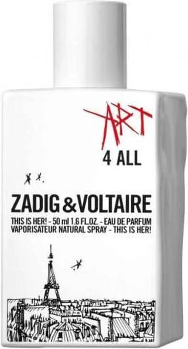 Zadig & Voltaire This Is Her! Art 4 All Limited Edition Eau De Toilette - 50 Ml 6 Zadig & Voltaire This Is Her! Art 4 All Limited Edition Eau De Toilette - 50 Ml - Afbeelding 4