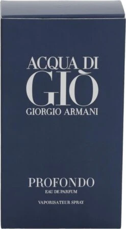 Armani Acqua Di Gio Profondo - Eau De Parfum - 40Ml - Heren -Parfum Winkel 661x1200 1