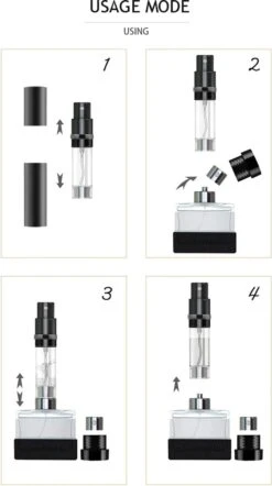 Hervulbare Parfumverstuiver-5ml-Mini Parfumverstuiver-Kleine Spuitfles Voor Parfum-Lege Parfumflesje Voor Op Reis Glasspray Draagbaar Parfumpakket Met Lederen Hoes - Mandarijn Groen -Parfum Winkel 671x1200 7