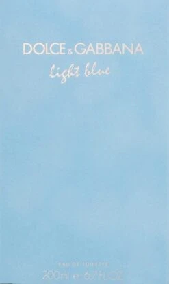 Dolce & Gabbana Light Blue 200 Ml - Eau De Toilette - Damesparfum 23 Dolce & Gabbana Light Blue 200 Ml - Eau De Toilette - Damesparfum -Parfum Winkel 716x1200 1