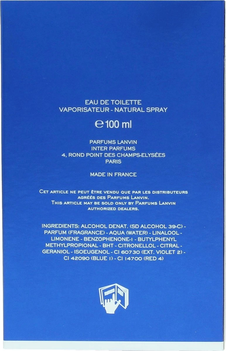 Lanvin L'homme 100 Ml - Eau De Toilette - Herenparfum 4 Lanvin L'homme 100 Ml - Eau De Toilette - Herenparfum - Afbeelding 2