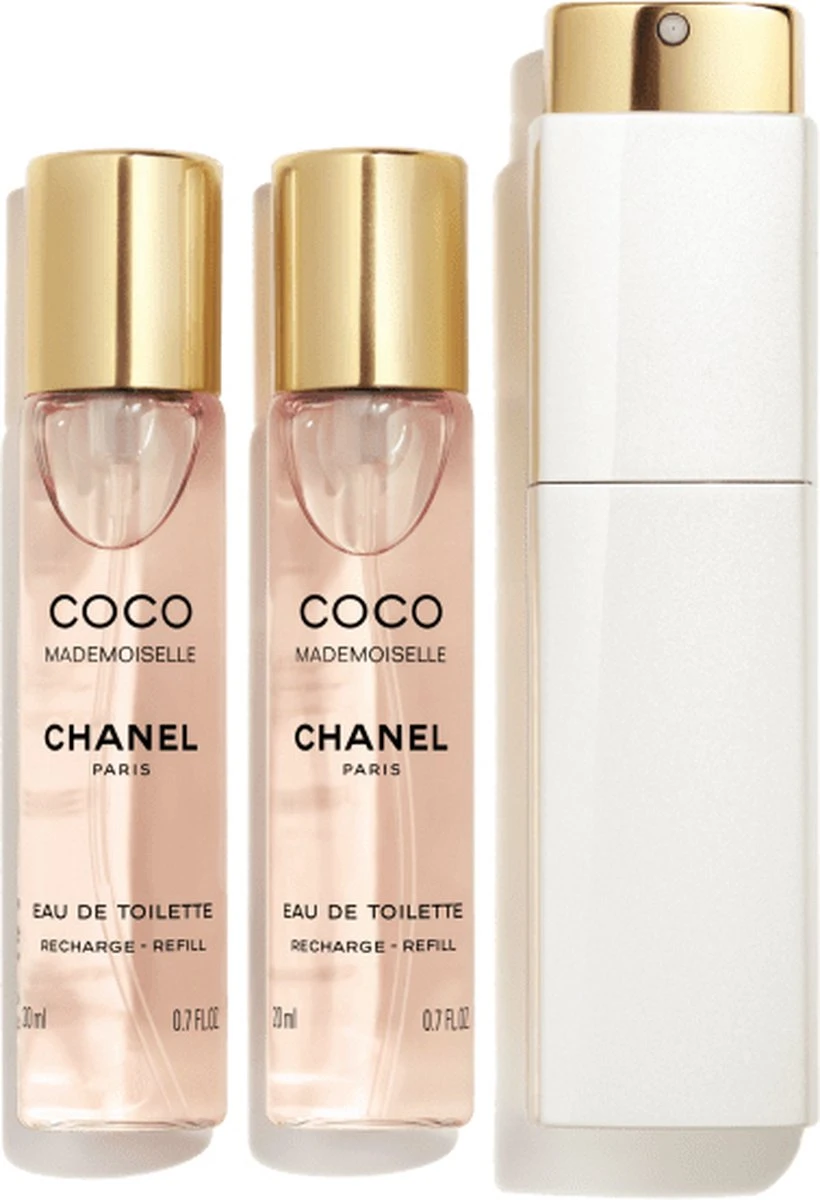Chanel Coco Mademoiselle Geschenkset - Eau De Toilette + 2x Eau De Toilette Refill 7 Chanel Coco Mademoiselle Geschenkset - Eau De Toilette + 2x Eau De Toilette Refill - Afbeelding 5