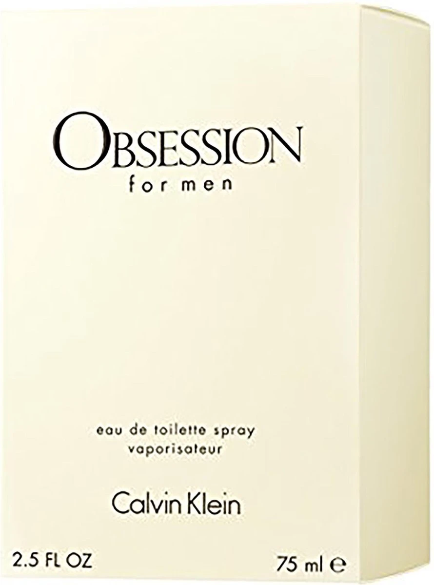 Calvin Klein Obsession For Men Eau De Toilette - 75 Ml 6 Calvin Klein Obsession For Men Eau De Toilette - 75 Ml - Afbeelding 4