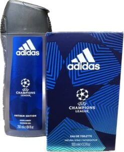 Adidas Champions League Dare Edition 100 Ml Eau De Toilette & 250 Ml Douchegel